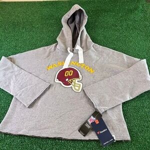 Fanatics Washington Football Team Hoodie Pullover‎ NFL Sweater Gray Womens Small